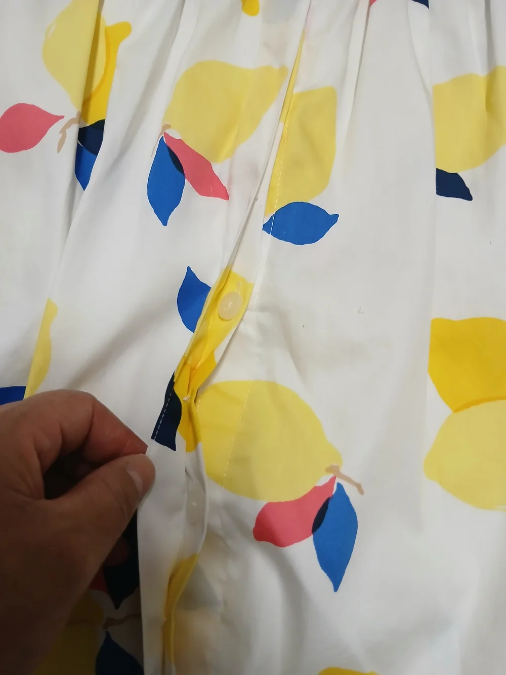 kate spade White Sleeveless Mini Dress with Yellow, Blue & Pink Floral Motif